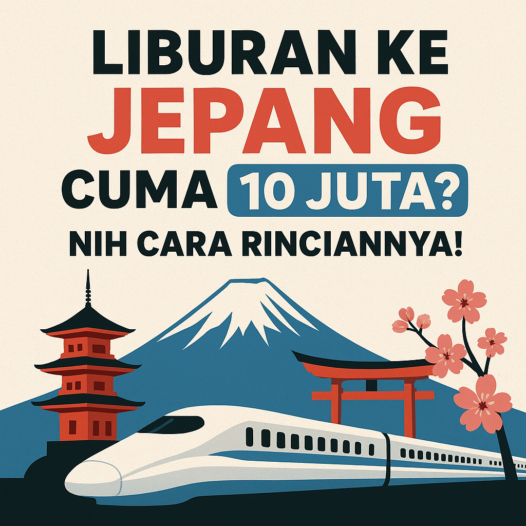 Liburan ke Jepang Cuma 10 Juta? Nih Cara Rinciannya!