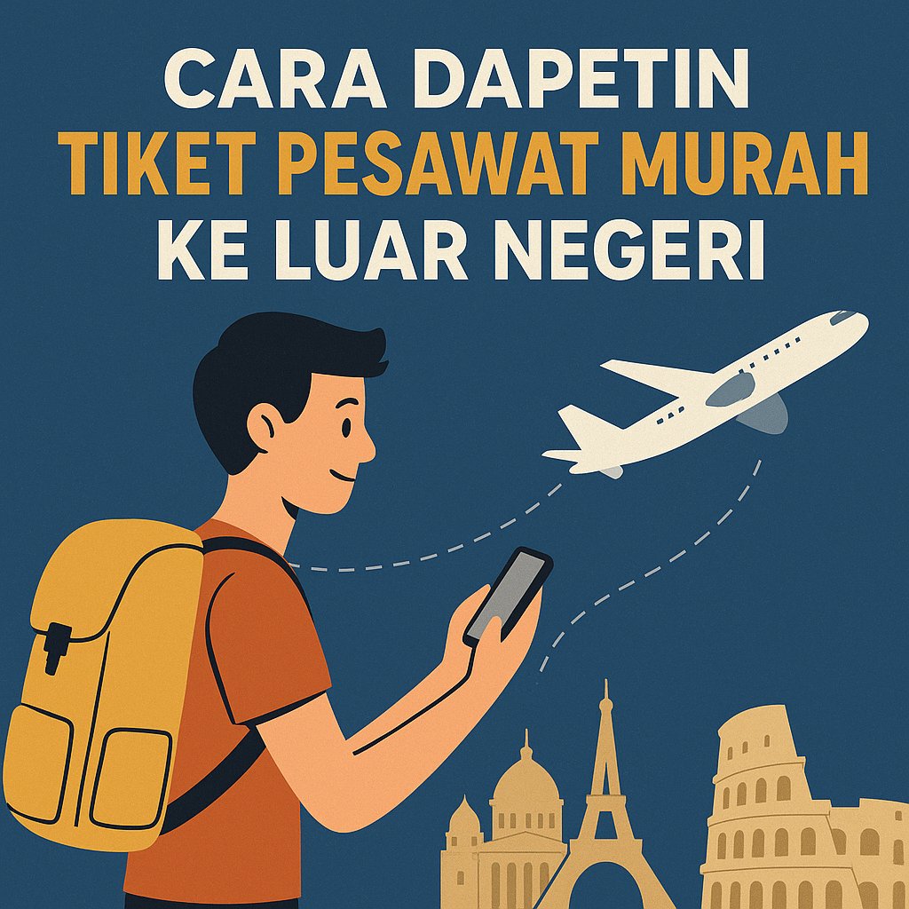 ✈️ Cara Dapetin Tiket Pesawat Murah ke Luar Negeri (Tanpa App Aneh)